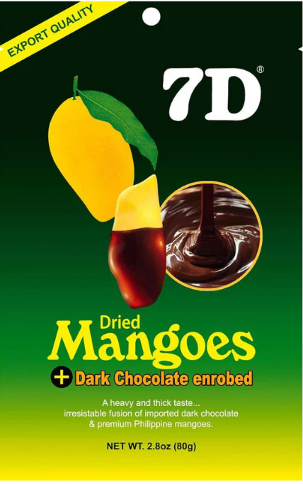 Chocolate-Covered Dried Mango