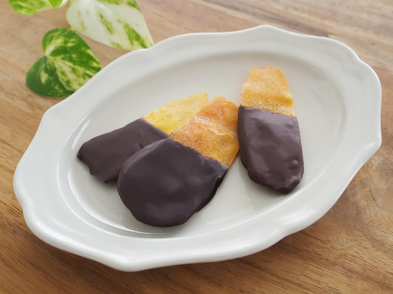 Chocolate-Covered Dried Mango