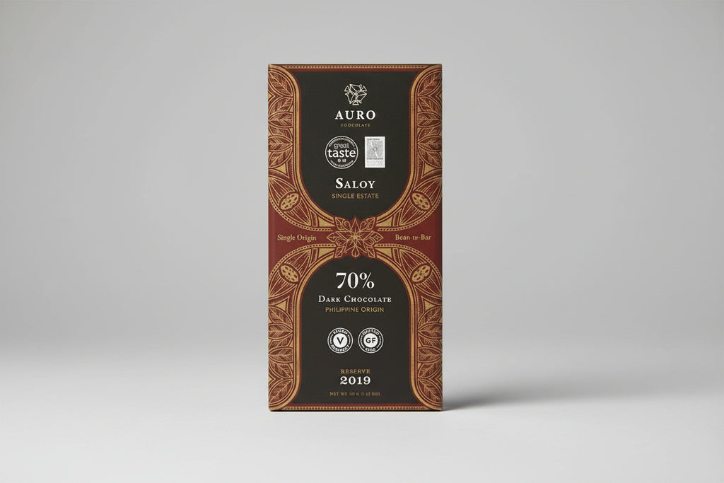 Auro 70% Dark Chocolate Saloy Single-Estate – Award-Winning Reserve