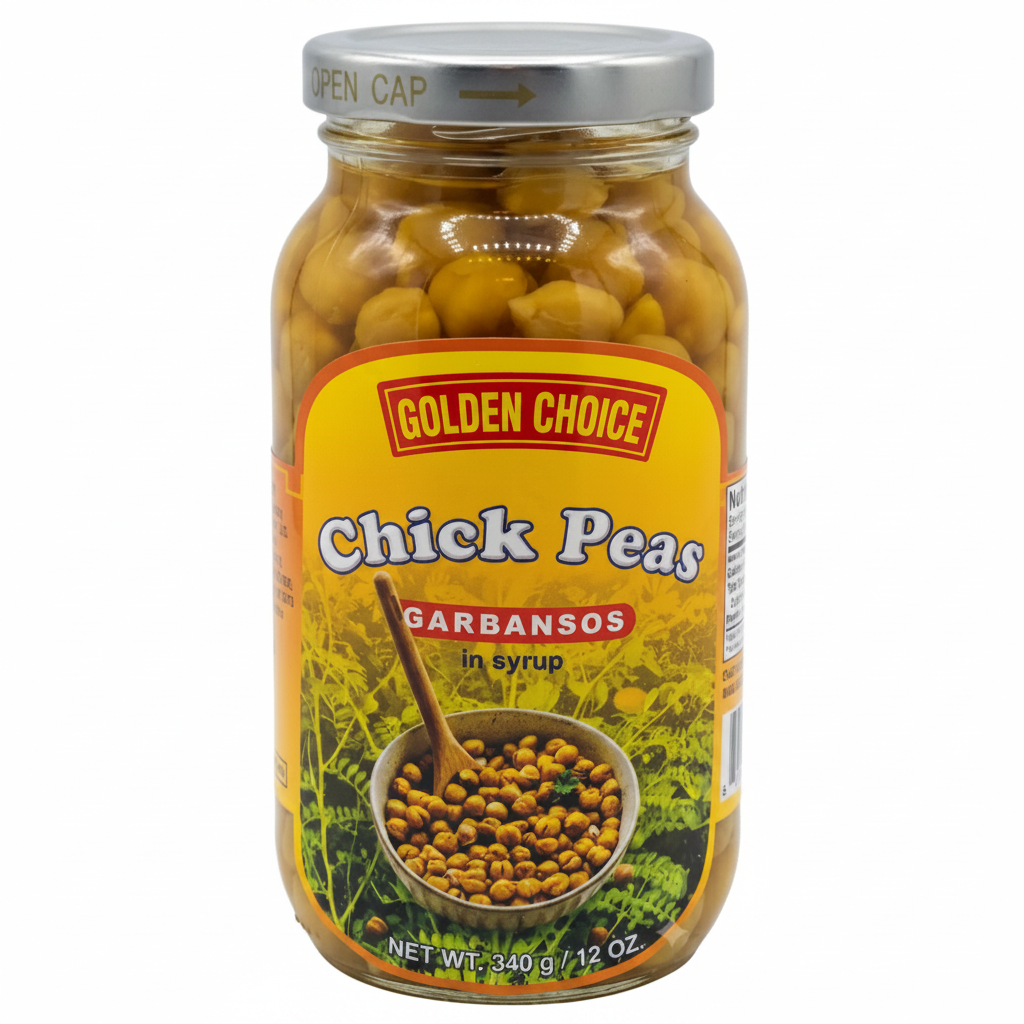 Golden Choice Chick Peas Garbansos in Syrup 340g