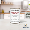 Delimondo Garlic and Chili Corned Beef 380g white can with the TrolleyPH logo
