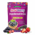 FitGum Acai Berry Powdered Drink with Chia Seeds premium product packaging