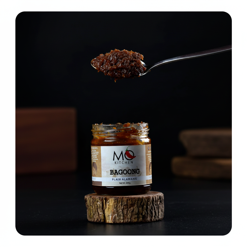 MQ Kitchen Plain Bagoong Alamang premium glass jar