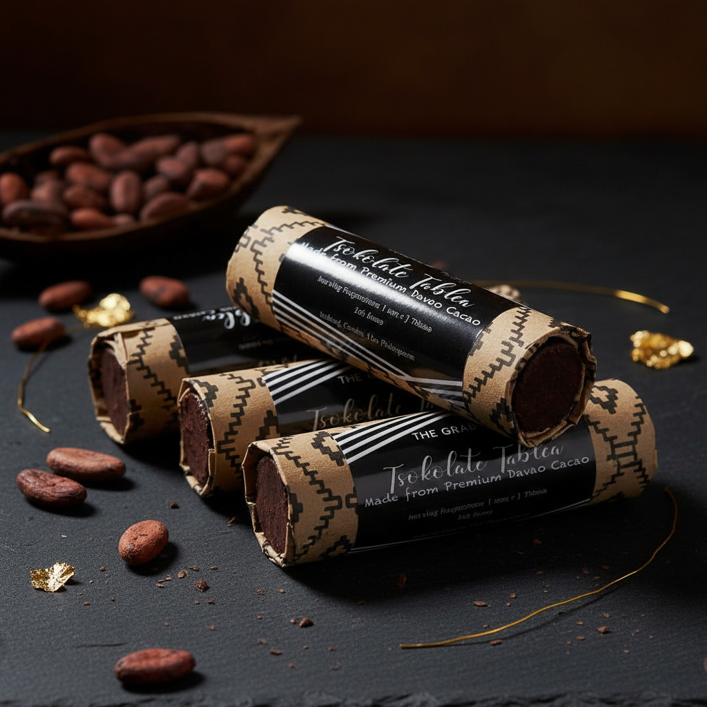 Premium Tsokolate Tablea product photography
