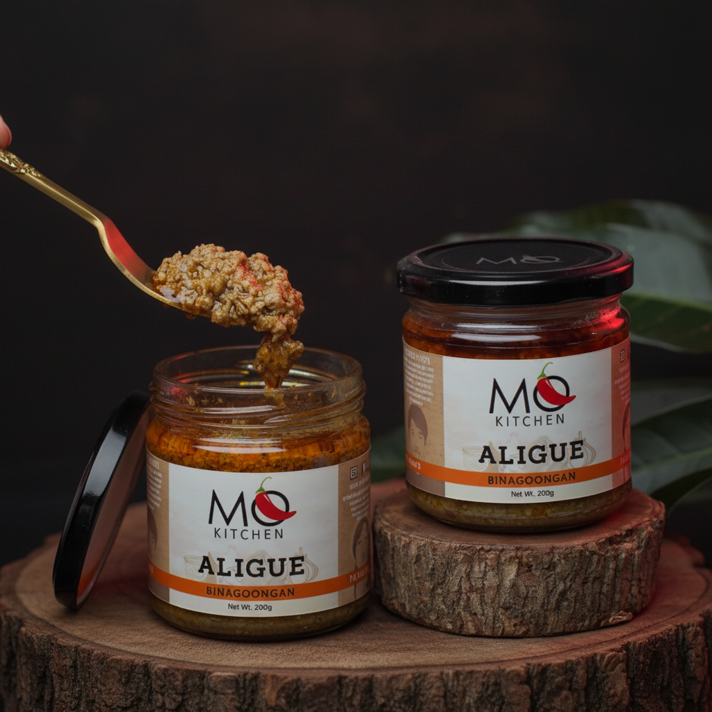 MQ Kitchen Aligue Binagoongan premium glass jar