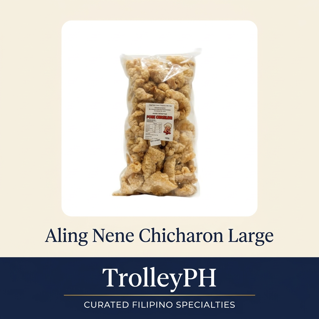 Aling Nene Chicharon Large pack with TrolleyPH branding below