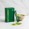 JC. Matcha Barley Latte – premium lifestyle product photography