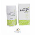 JC. Organic Barley New Zealand food supplement bottle and box, 30 capsules, with the TrolleyPH logo below