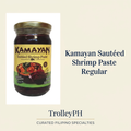 Kamayan Sautéed Shrimp Paste Regular jar with TrolleyPH branding below