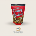 J'S Crispy Chicken Bucheron Classic Flavor 100g pouch with the TrolleyPH logo beneath