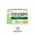Moringa-O2 Malunggay Herbal Soap 135g carton with the TrolleyPH logo below