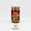 555 Gourmet Tuyo 210g jar with the TrolleyPH logo below
